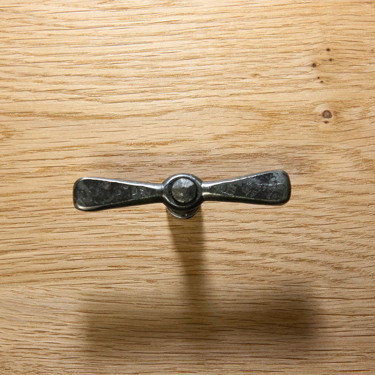 Fenstergriff Propeller, Konisch handgeschmiedet, beidseitig